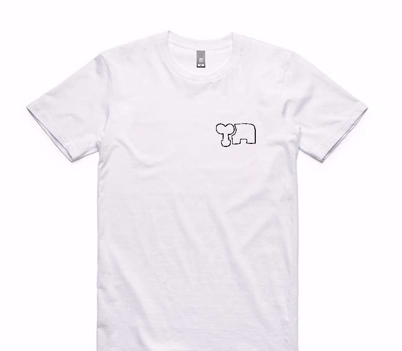 Custom AS Colour 100% Cotton White T-Shirt