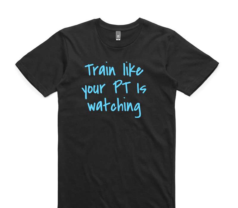 Custom AS Colour 100% Cotton Black T-Shirt