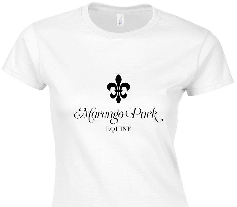 Custom Womens Soft Style 100% Cotton White T-Shirt