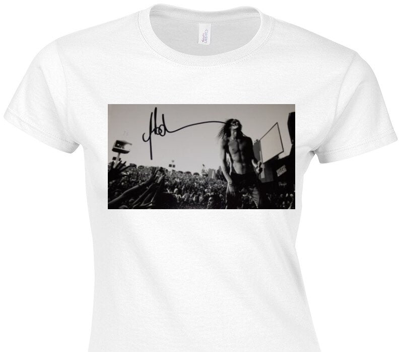 Custom Womens Soft Style 100% Cotton White T-Shirt