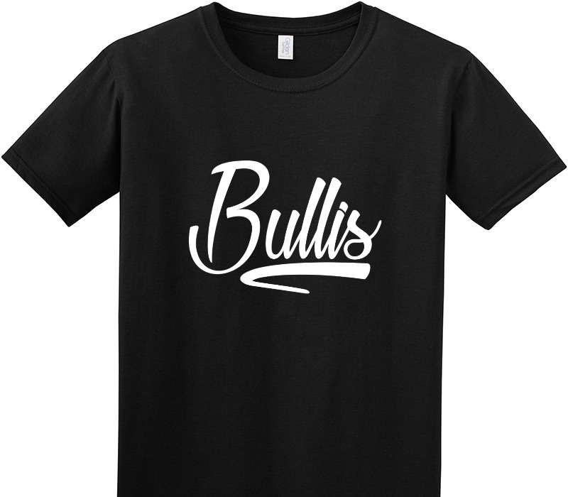 Custom Adult Soft Style 100% Cotton Black T-Shirt