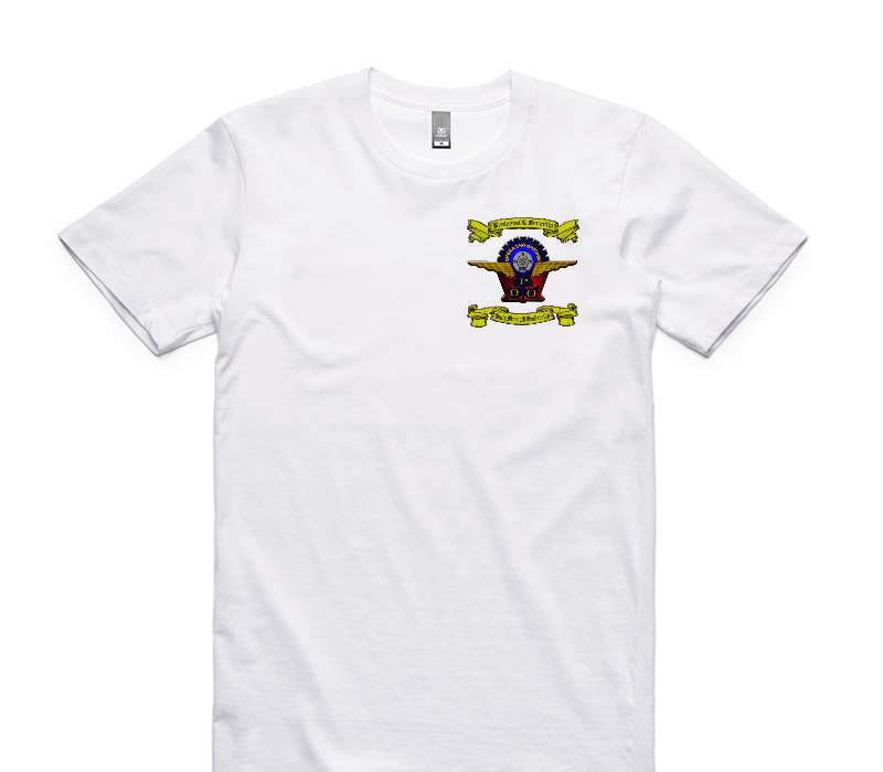 Custom AS Colour 100% Cotton White T-Shirt