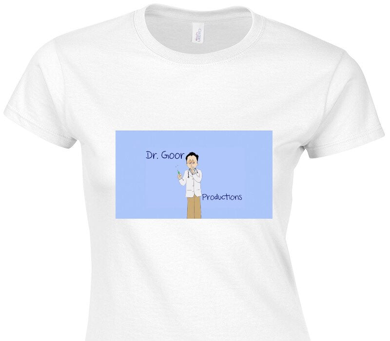 Custom Womens Soft Style 100% Cotton White T-Shirt