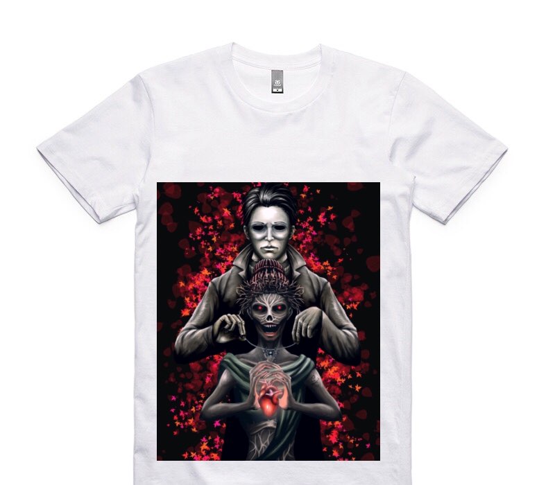 Custom AS Colour 100% Cotton White T-Shirt