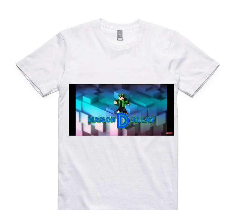 Custom AS Colour 100% Cotton White T-Shirt