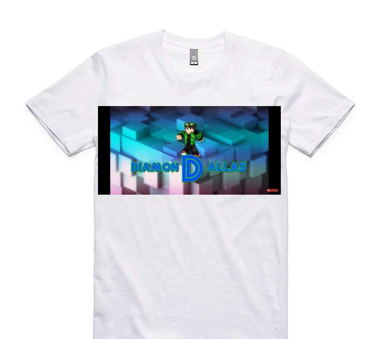Custom AS Colour 100% Cotton White T-Shirt