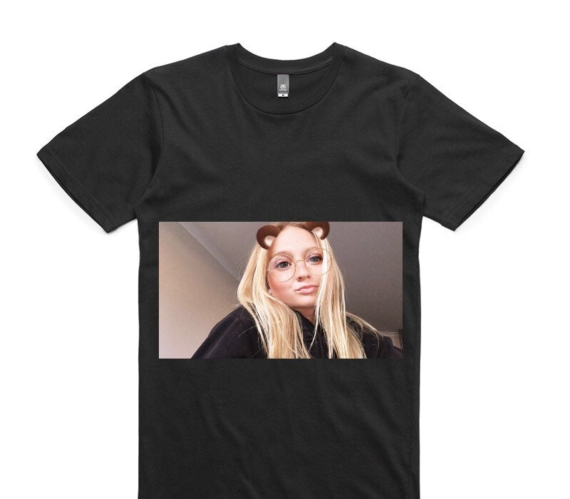 Custom AS Colour 100% Cotton Black T-Shirt