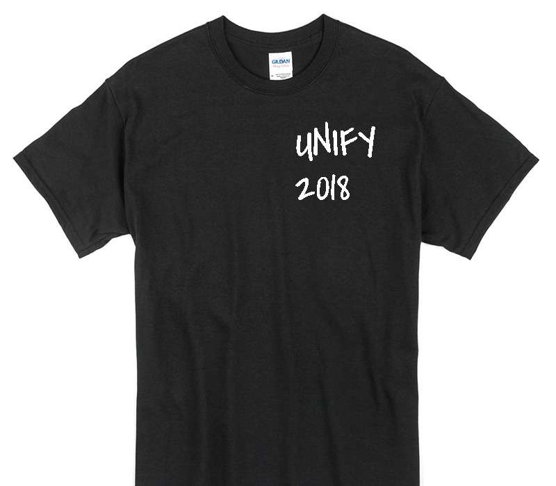 Custom Gildan 100% Cotton Black T-Shirt