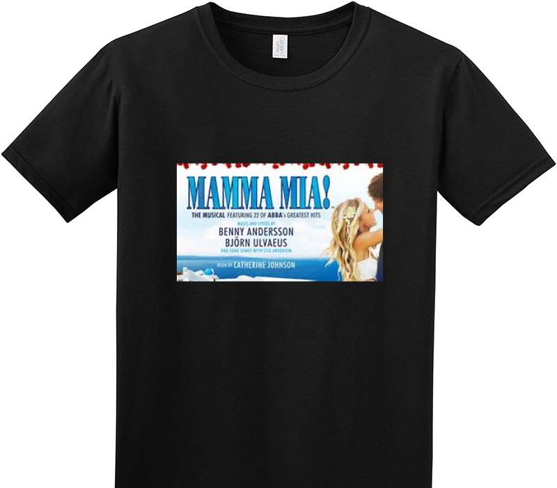 Custom Adult Soft Style 100% Cotton Black T-Shirt