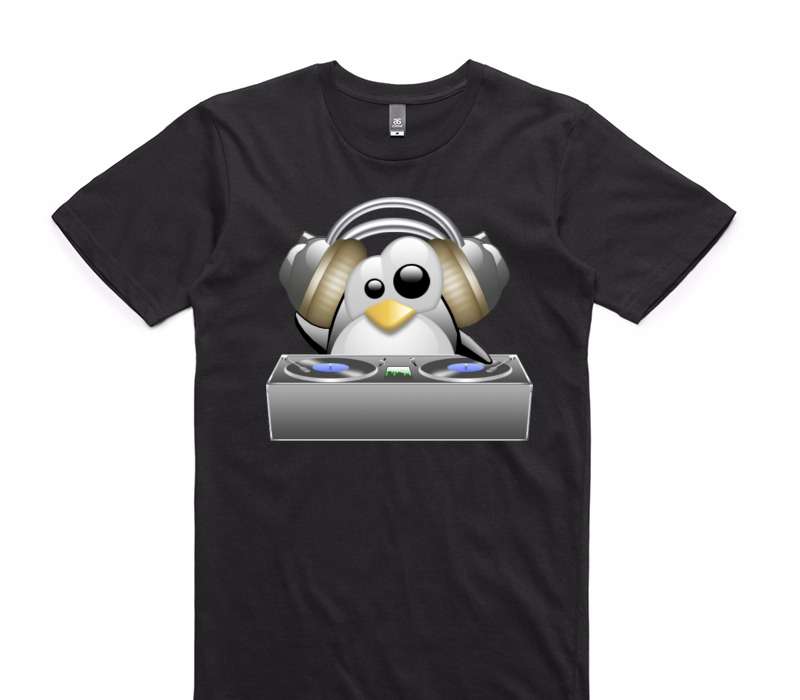 Custom AS Colour 100% Cotton Black T-Shirt