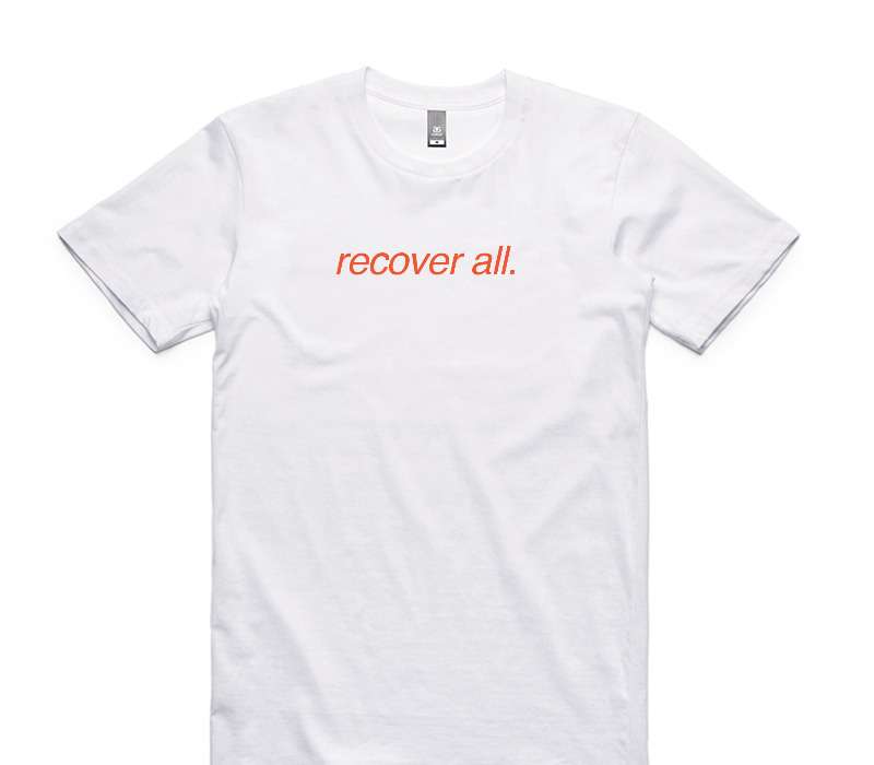 Custom AS Colour 100% Cotton White T-Shirt