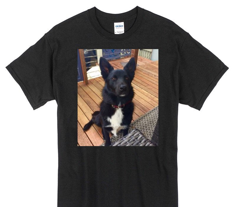 Custom Gildan 100% Cotton Black T-Shirt