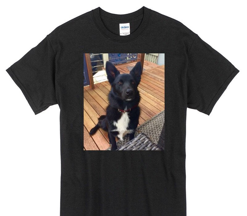 Custom Gildan 100% Cotton Black T-Shirt