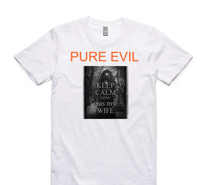 Custom AS Colour 100% Cotton White T-Shirt
