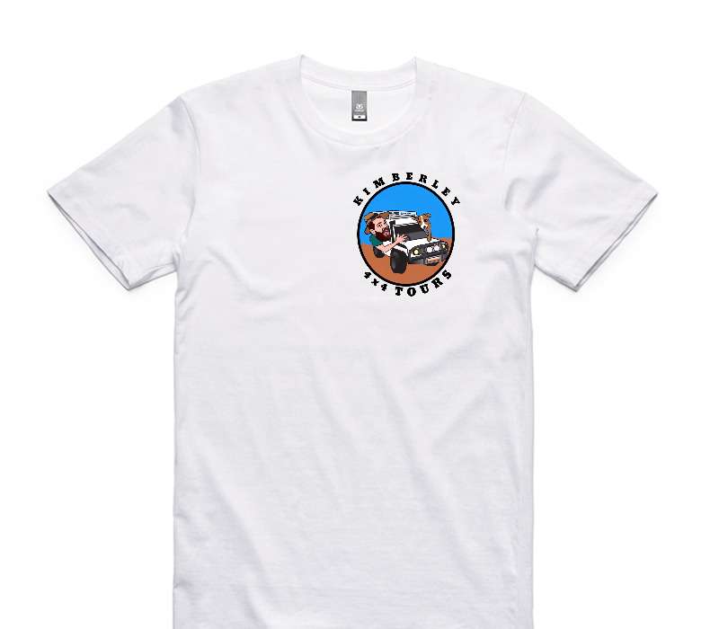 Custom AS Colour 100% Cotton White T-Shirt