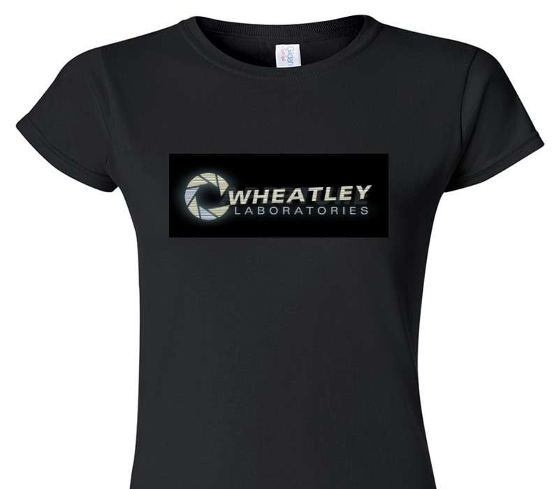 Custom Womens Soft Style 100% Cotton Black T-Shirt