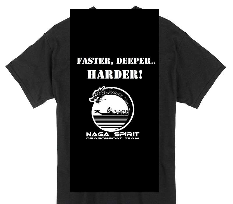 Custom Gildan 100% Cotton Black T-Shirt