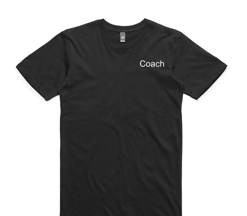 Custom AS Colour 100% Cotton Black T-Shirt