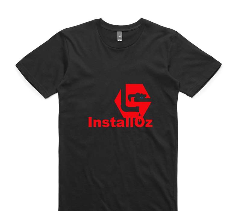 Custom AS Colour 100% Cotton Black T-Shirt