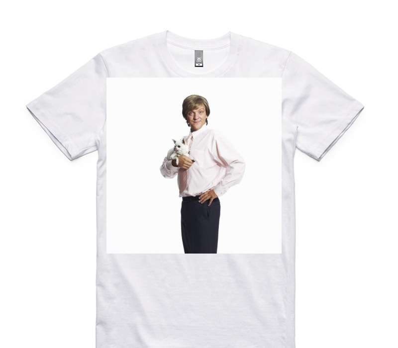 Custom AS Colour 100% Cotton White T-Shirt