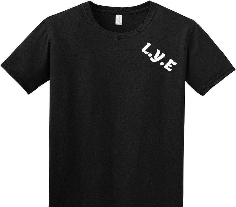 Custom Adult Soft Style 100% Cotton Black T-Shirt