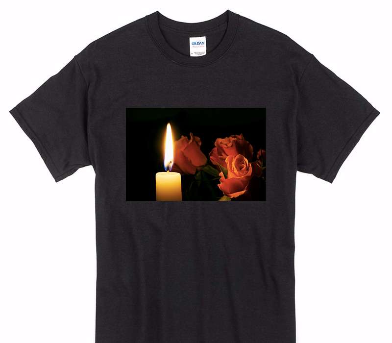 Custom Gildan 100% Cotton Black T-Shirt