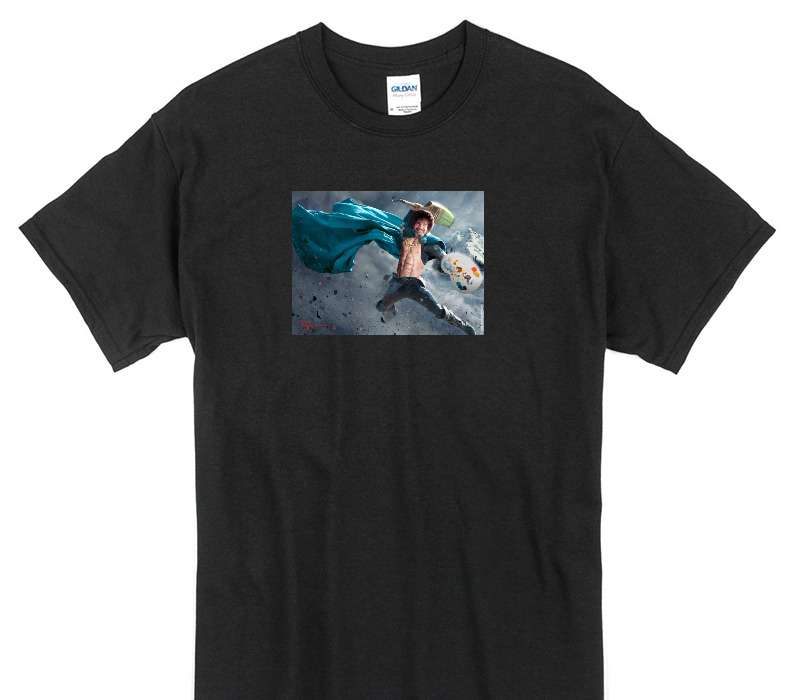 Custom Gildan 100% Cotton Black T-Shirt