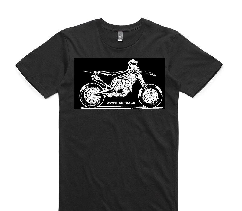 Custom AS Colour 100% Cotton Black T-Shirt