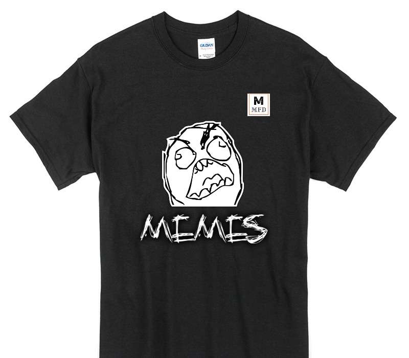 Custom Gildan 100% Cotton Black T-Shirt