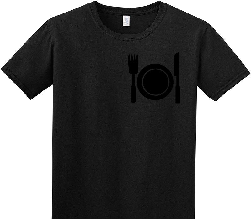 Custom Adult Soft Style 100% Cotton Black T-Shirt