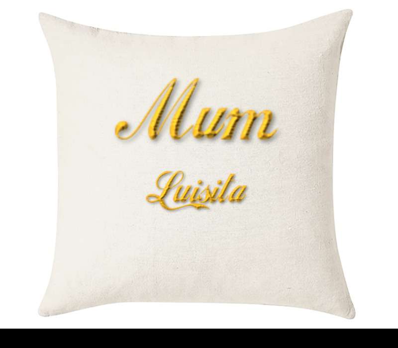 Custom Cushion Cover 50cm x 50 cm Off White