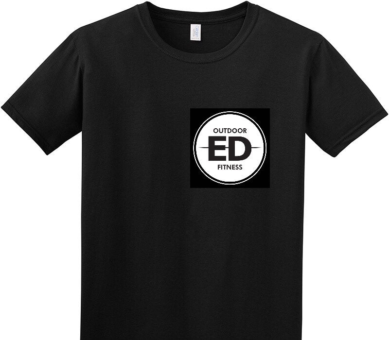 Custom Adult Soft Style 100% Cotton Black T-Shirt