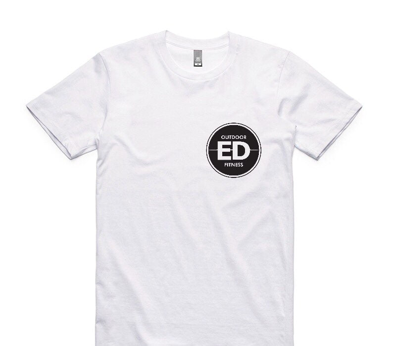 Custom AS Colour 100% Cotton White T-Shirt