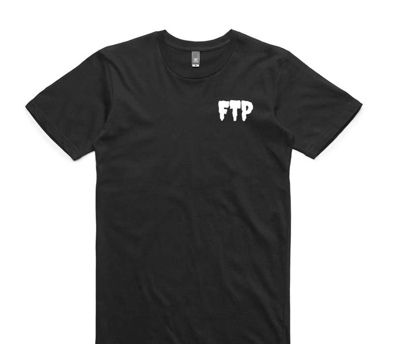 Custom AS Colour 100% Cotton Black T-Shirt