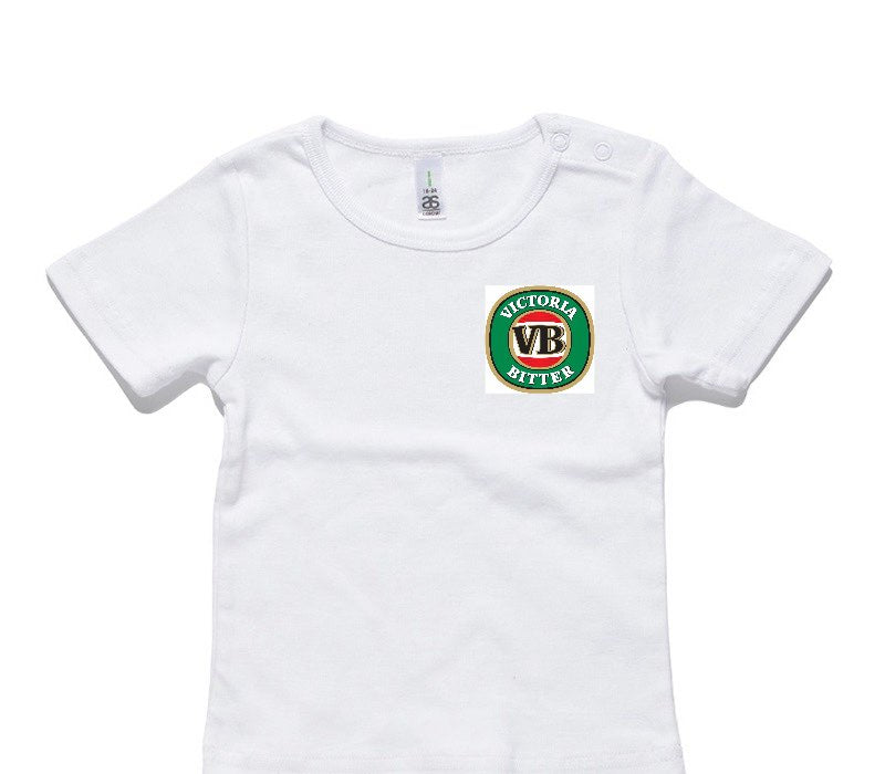 Custom AS Colour White Baby T-Shirt