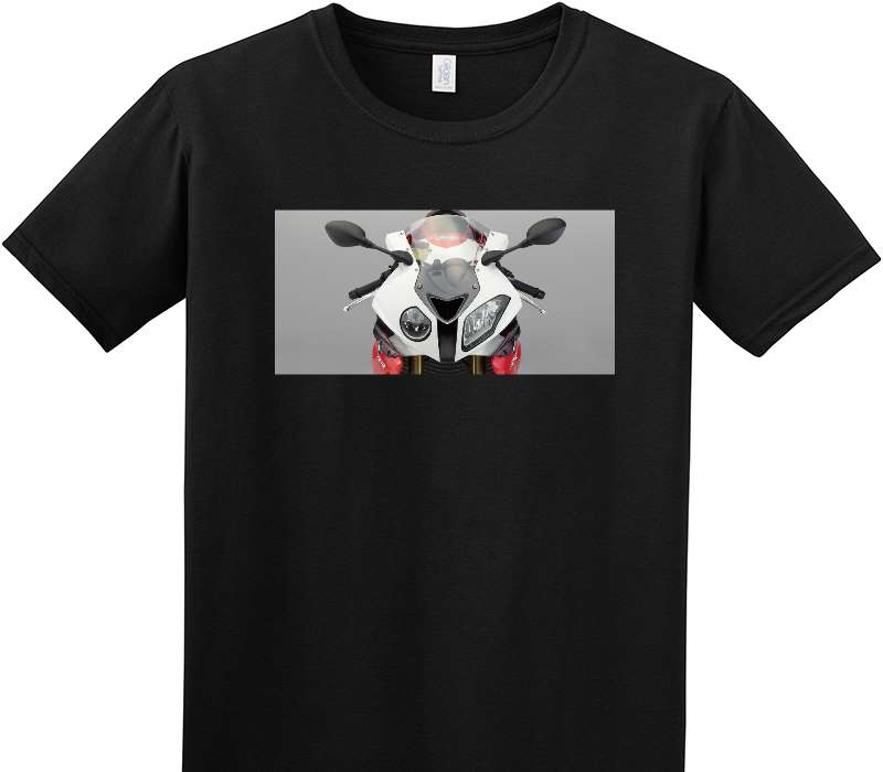 Custom Adult Soft Style 100% Cotton Black T-Shirt
