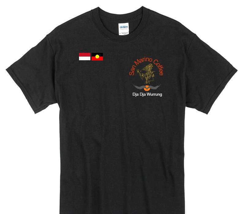 Custom Gildan 100% Cotton Black T-Shirt