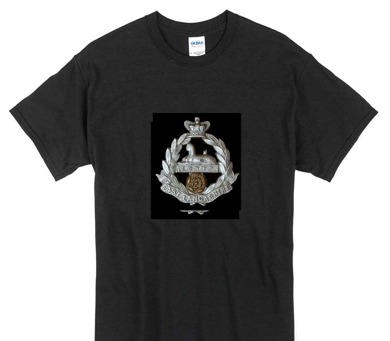 Custom Gildan 100% Cotton Black T-Shirt