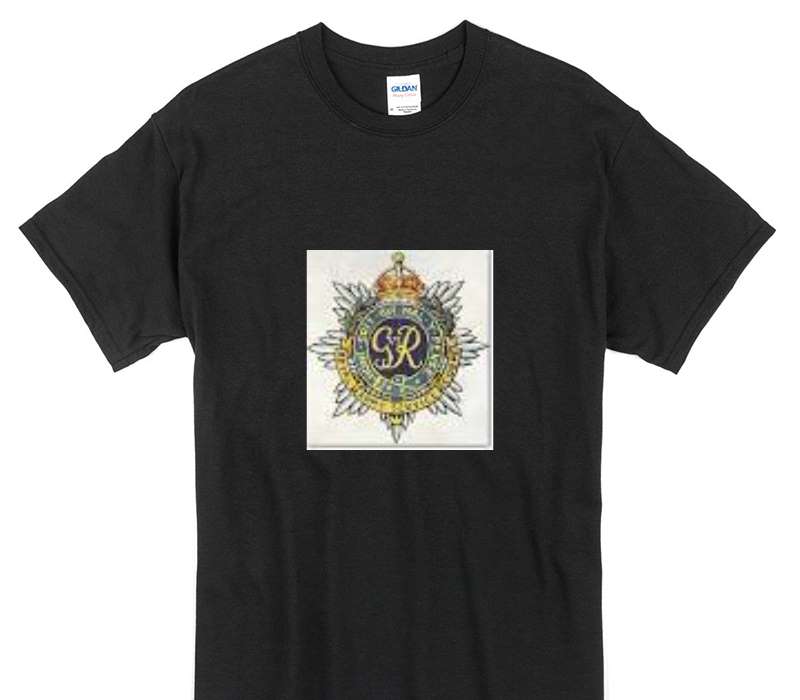 Custom Gildan 100% Cotton Black T-Shirt