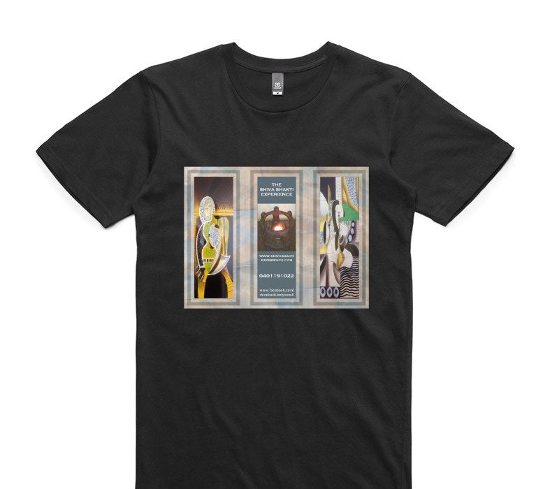 Custom AS Colour 100% Cotton Black T-Shirt