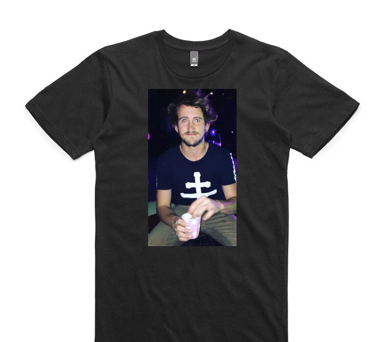 Custom AS Colour 100% Cotton Black T-Shirt