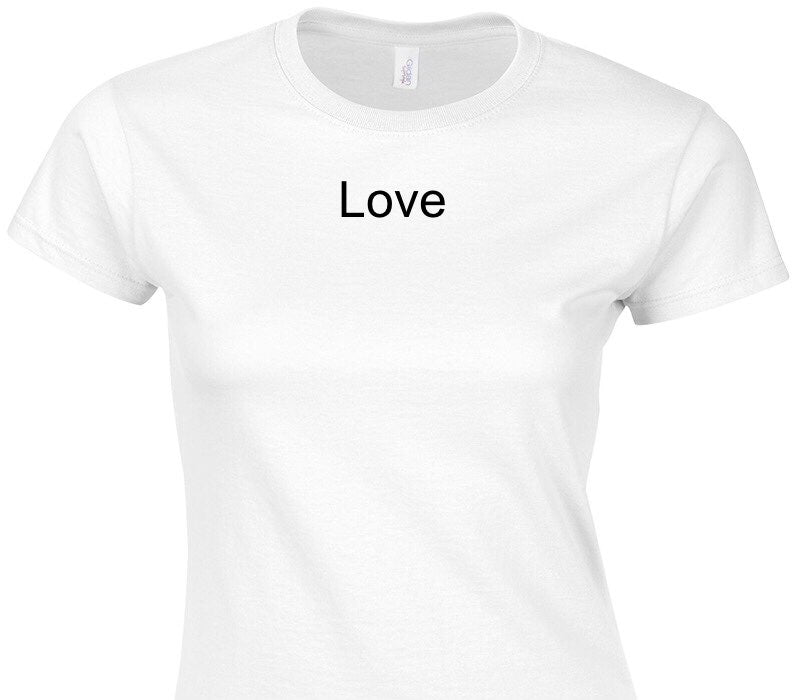 Custom Womens Soft Style 100% Cotton White T-Shirt