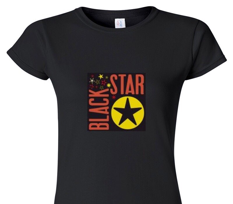 Custom Womens Soft Style 100% Cotton Black T-Shirt