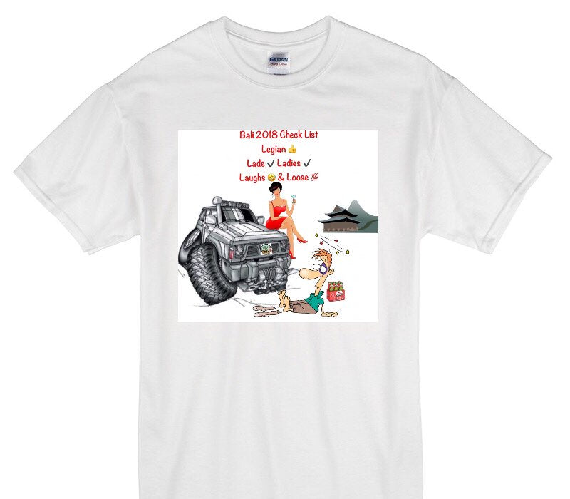 Custom Gildan 100% Cotton White T-Shirt