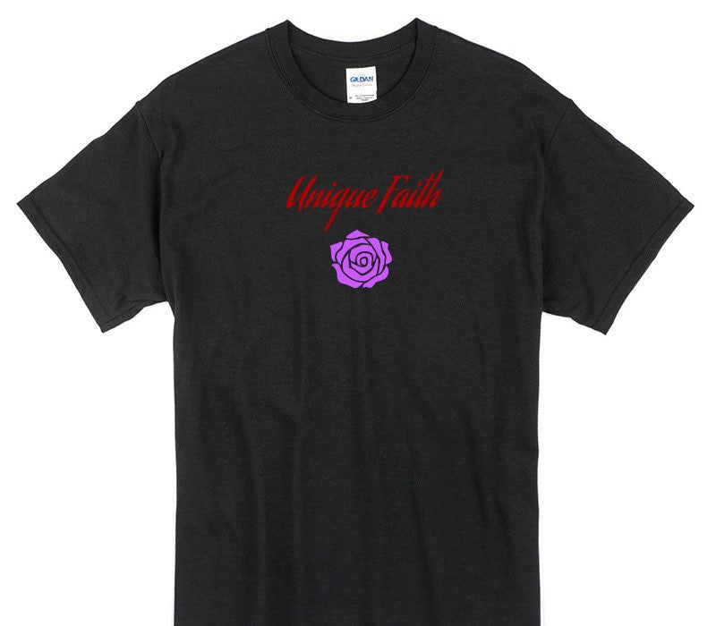 Custom Gildan 100% Cotton Black T-Shirt