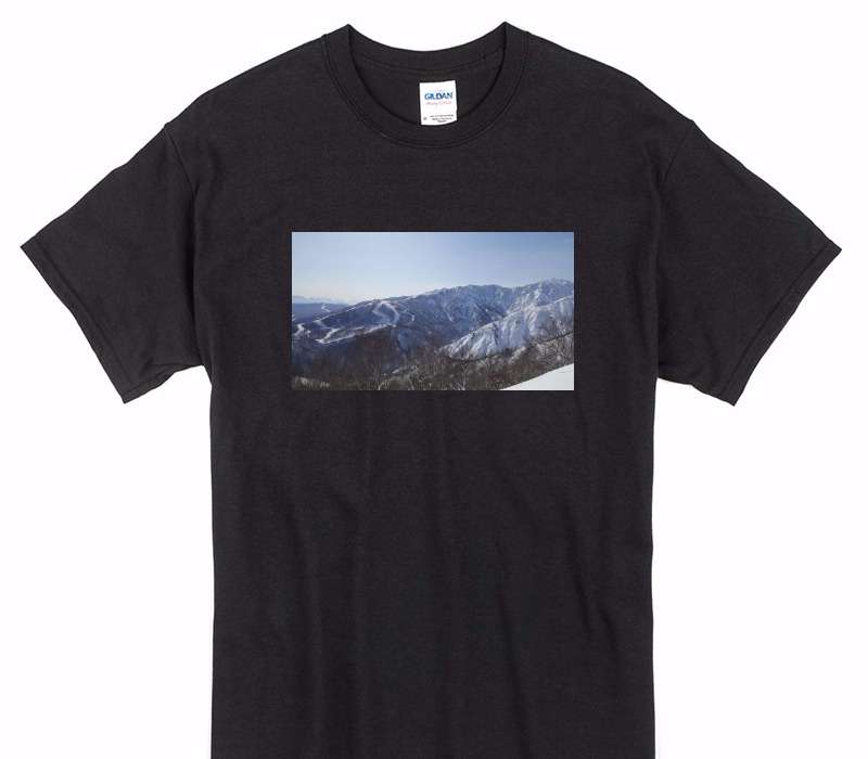Custom Gildan 100% Cotton Black T-Shirt