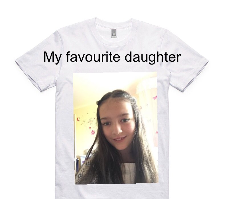 Custom AS Colour 100% Cotton White T-Shirt