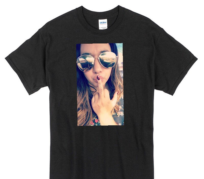 Custom Gildan 100% Cotton Black T-Shirt