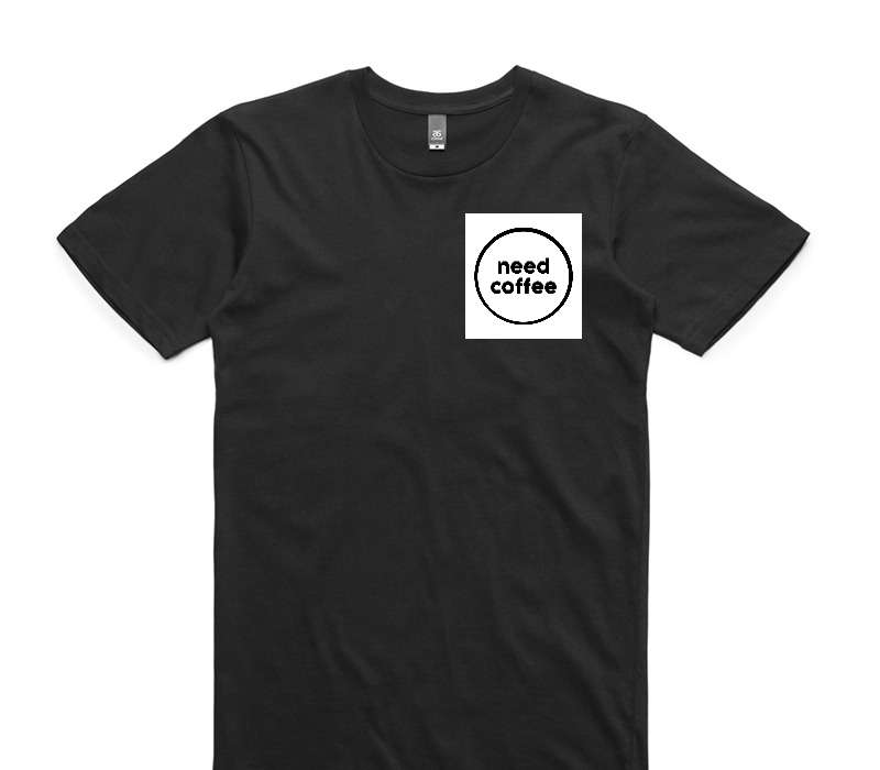 Custom AS Colour 100% Cotton Black T-Shirt