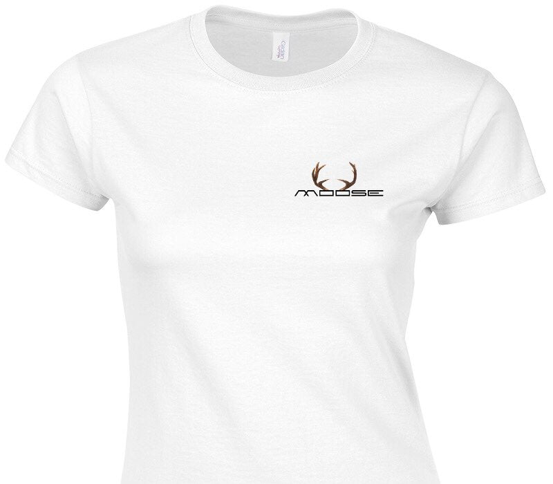 Custom Womens Soft Style 100% Cotton White T-Shirt